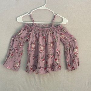 Youth Cold Shoulder Top